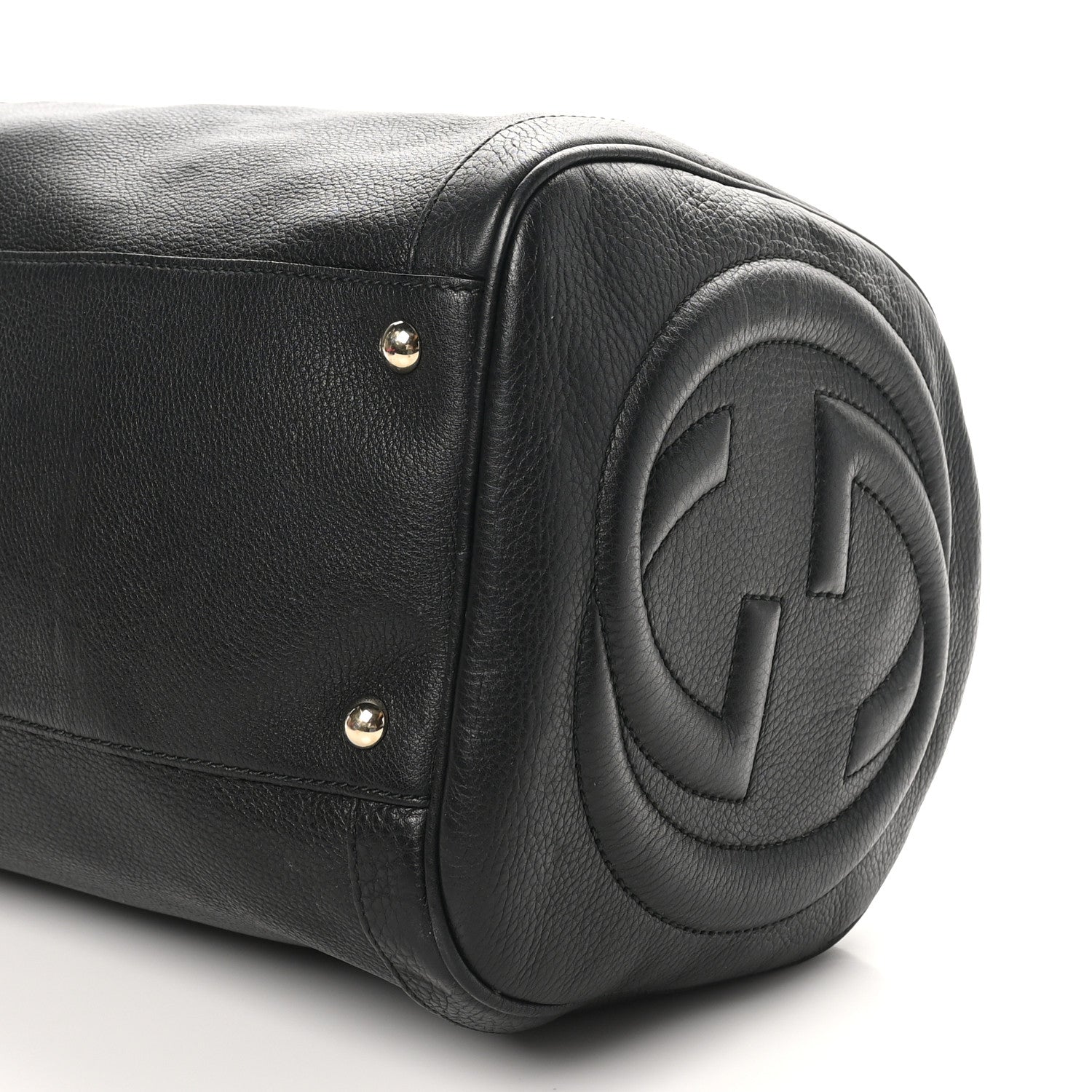 Gucci Pebbled Calfskin Medium Soho Boston Black 10 of 10