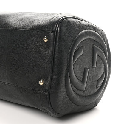 Gucci Pebbled Calfskin Medium Soho Boston Black 10 of 10