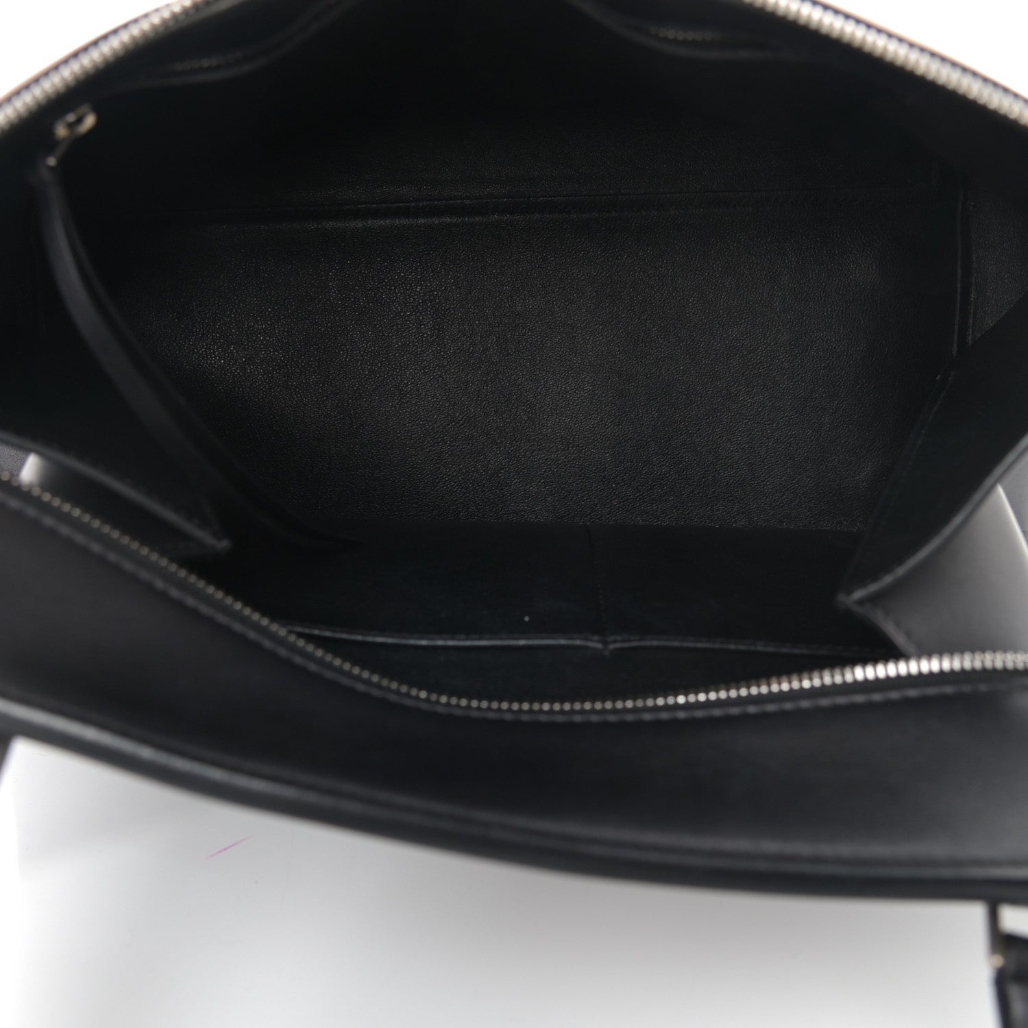 Celine Smooth Calfskin Medium Bi-Color Edge Shoulder Bag Black Cream 5 of 12