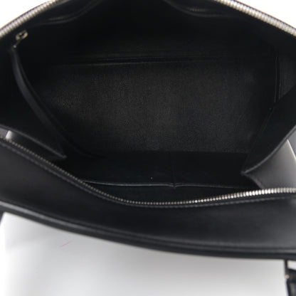 Celine Smooth Calfskin Medium Bi-Color Edge Shoulder Bag Black Cream 5 of 12