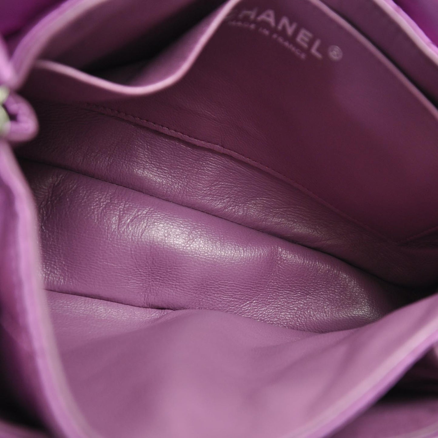 Satin Quilted Flap Bag
