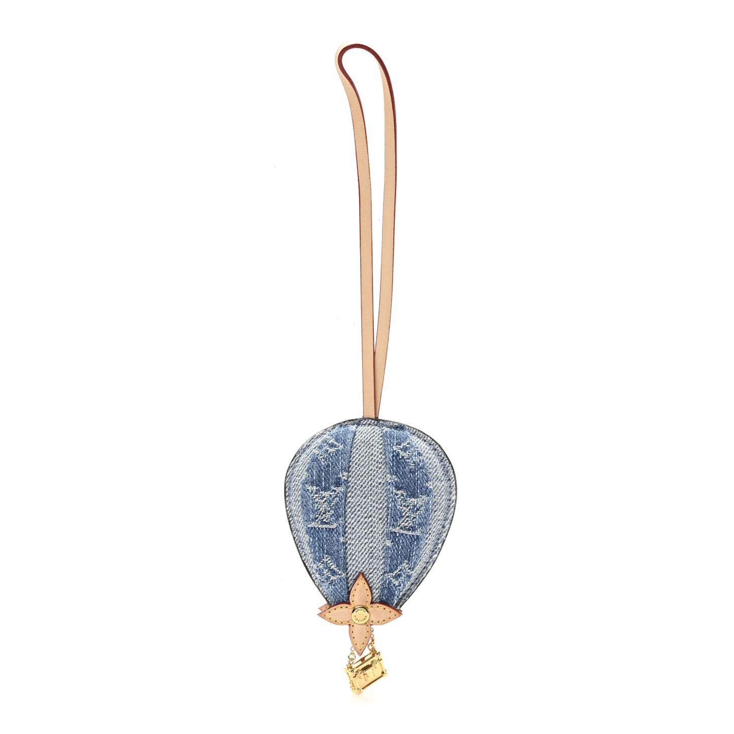 Monogram Denim LV Sky Bag Jewel Blue