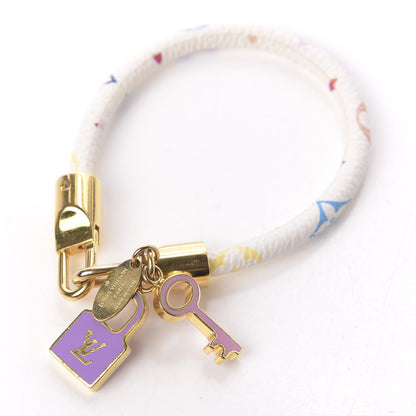 Louis Vuitton Monogram Multicolor Luck It Bracelet 17 White 4 of 6