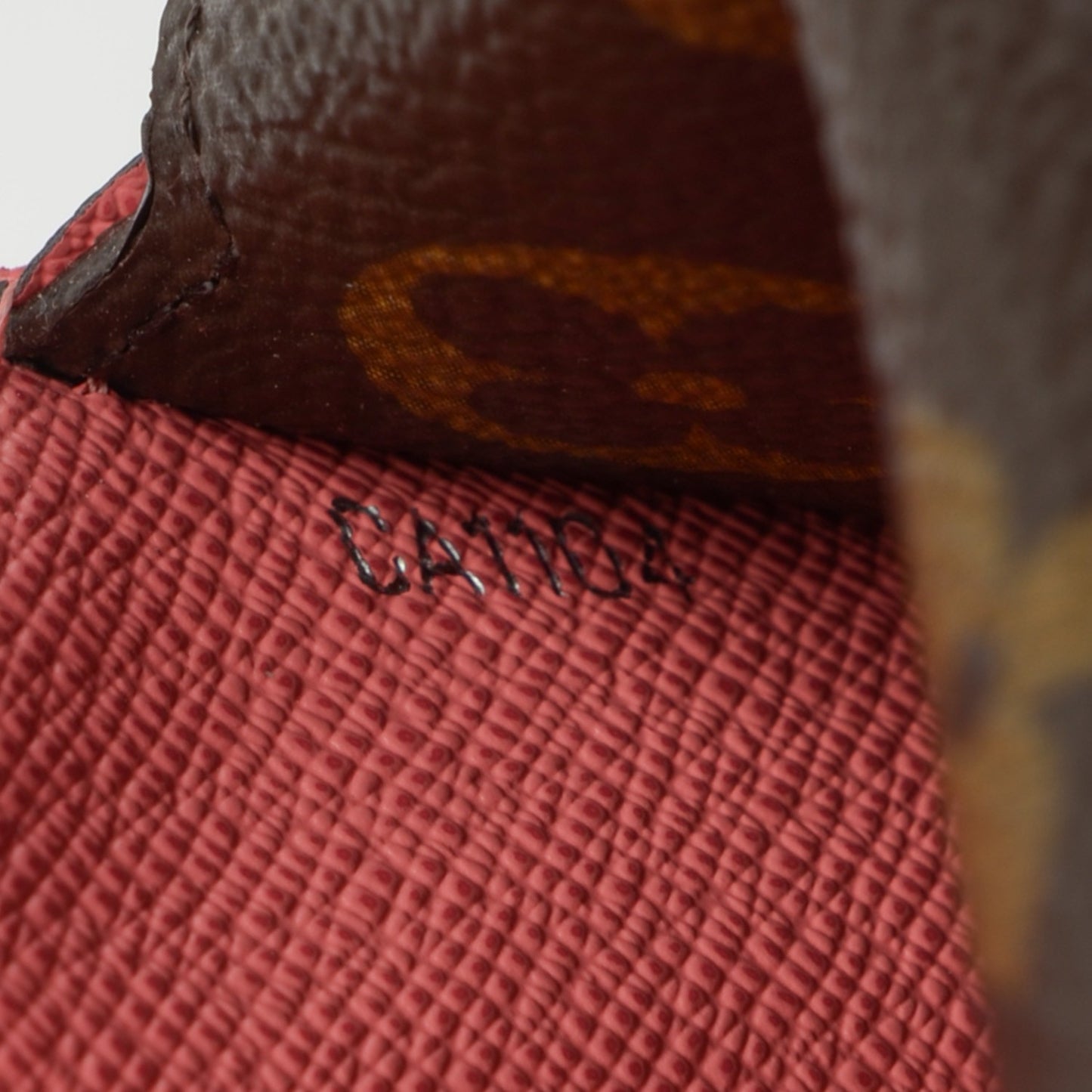 Monogram Epi Marie-Lou Long Wallet Corail