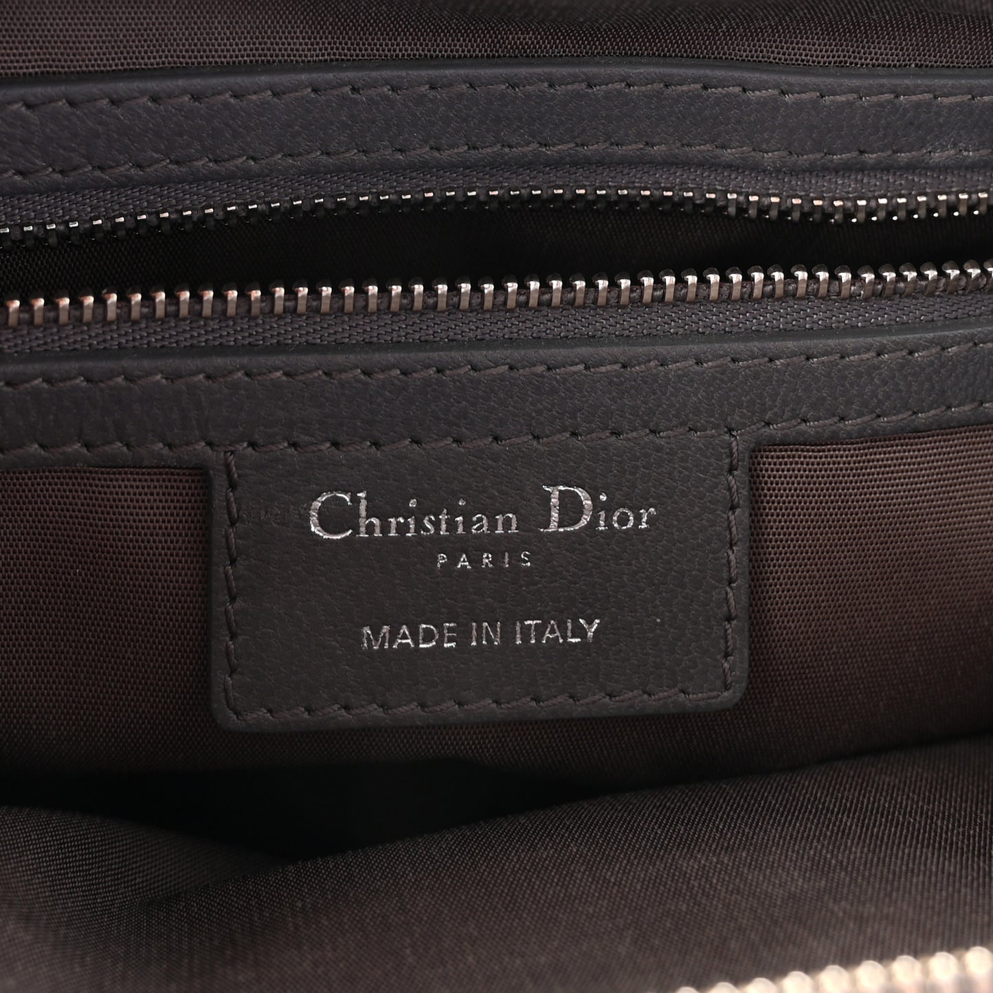 Lambskin Cannage Small Dior Soft Zipped Shopping Tote Grey