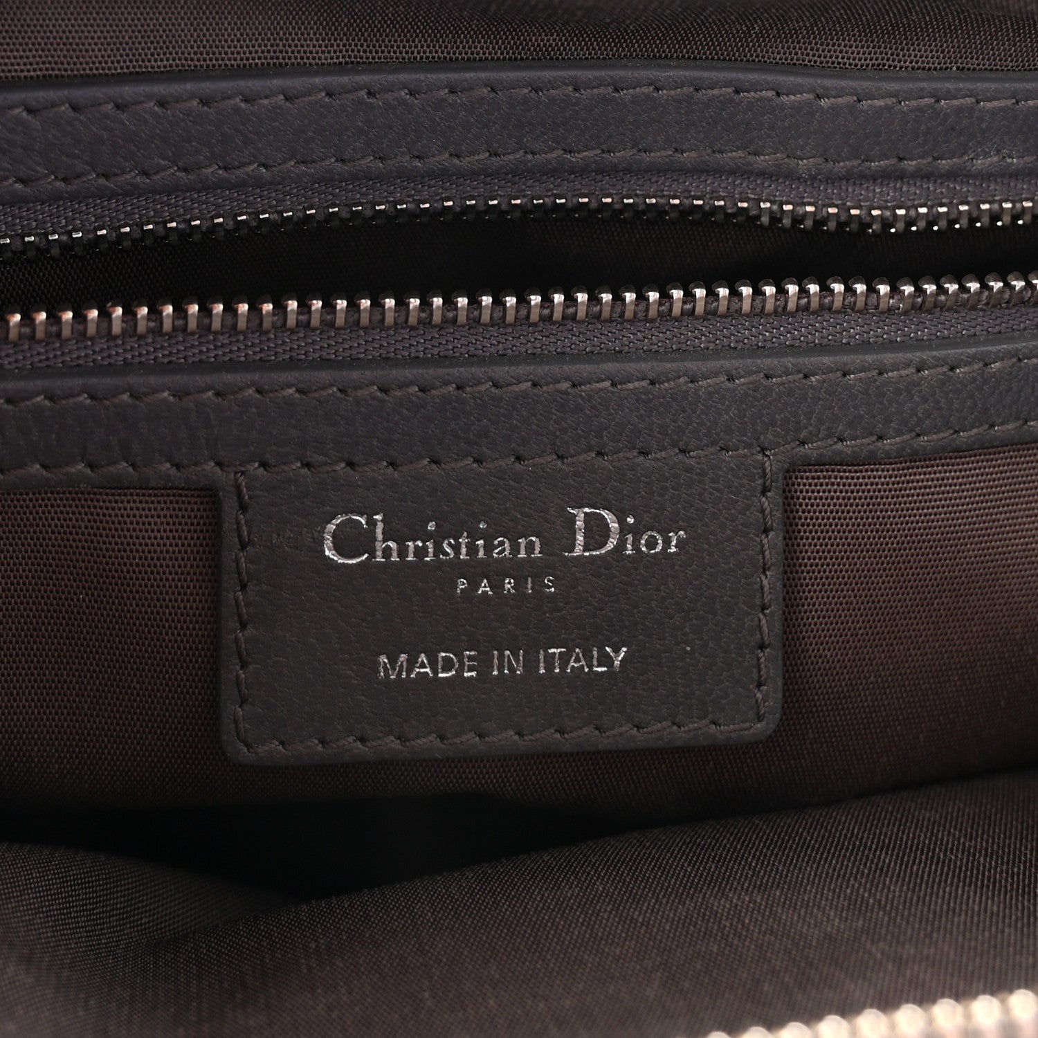 Christian Dior Lambskin Cannage Small Dior Soft Zipped Shopping Tote Grey 6 of 10