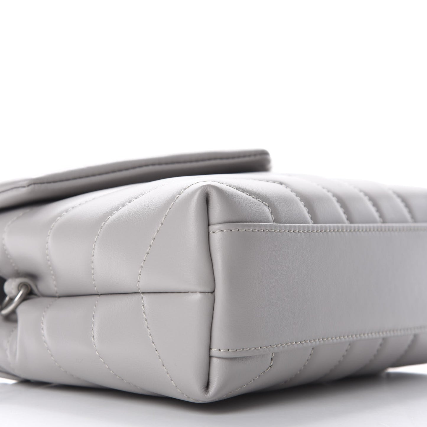 Calfskin Y Quilted Monogram Toy Loulou Satchel Granite