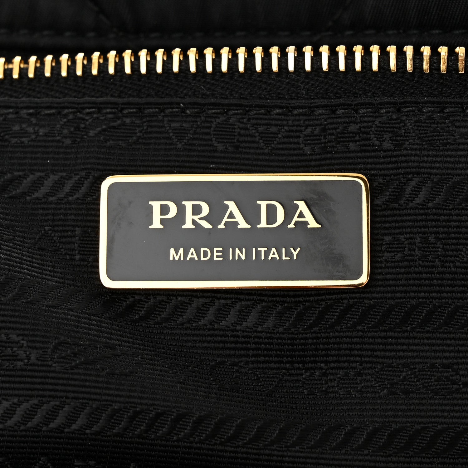 Prada Re-Nylon Impuntu Quilted Re-Edition 1995 Chaine East West Medium Tote Bag Black 6 of 10