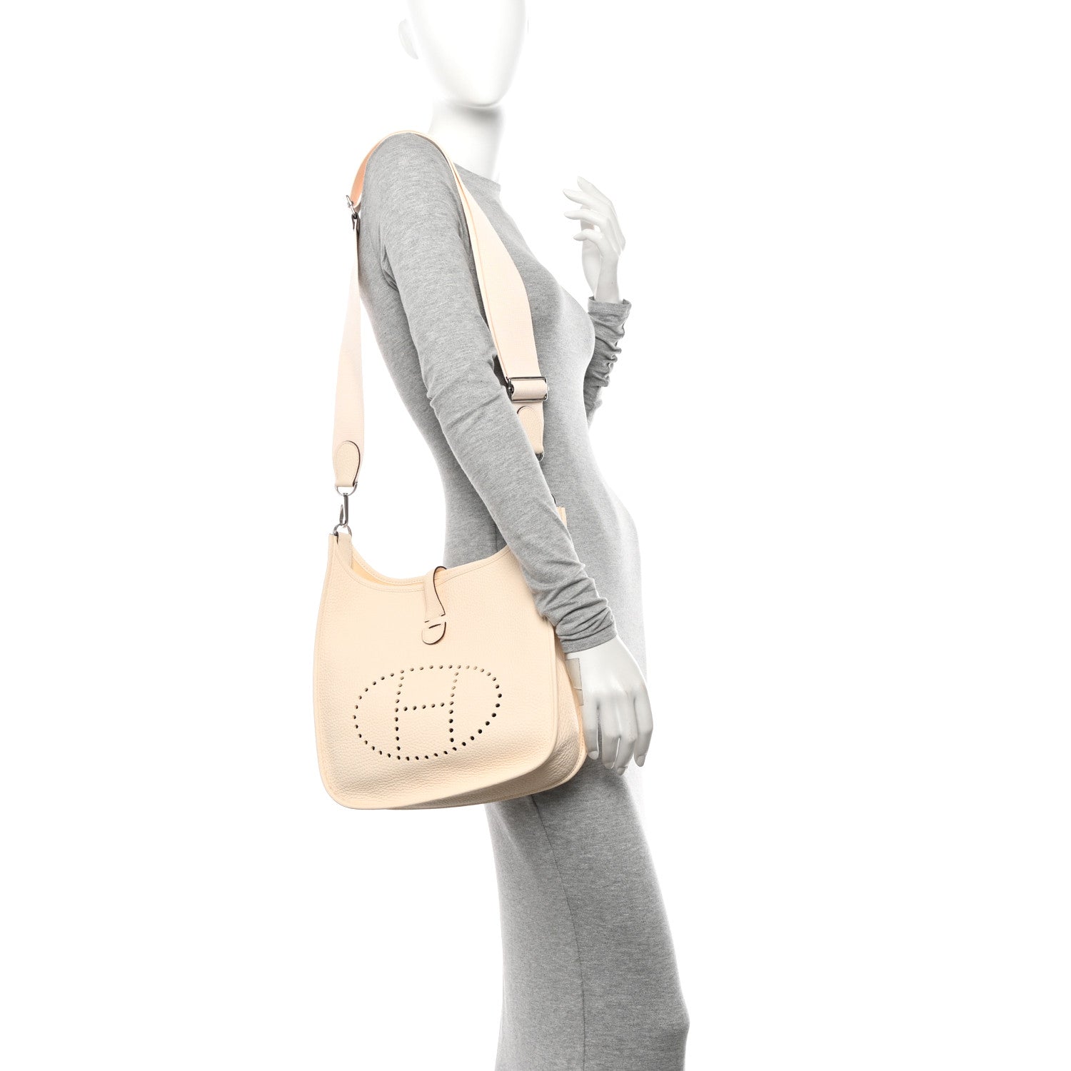 Hermes Taurillon Clemence Evelyne III PM Nata 2 of 10