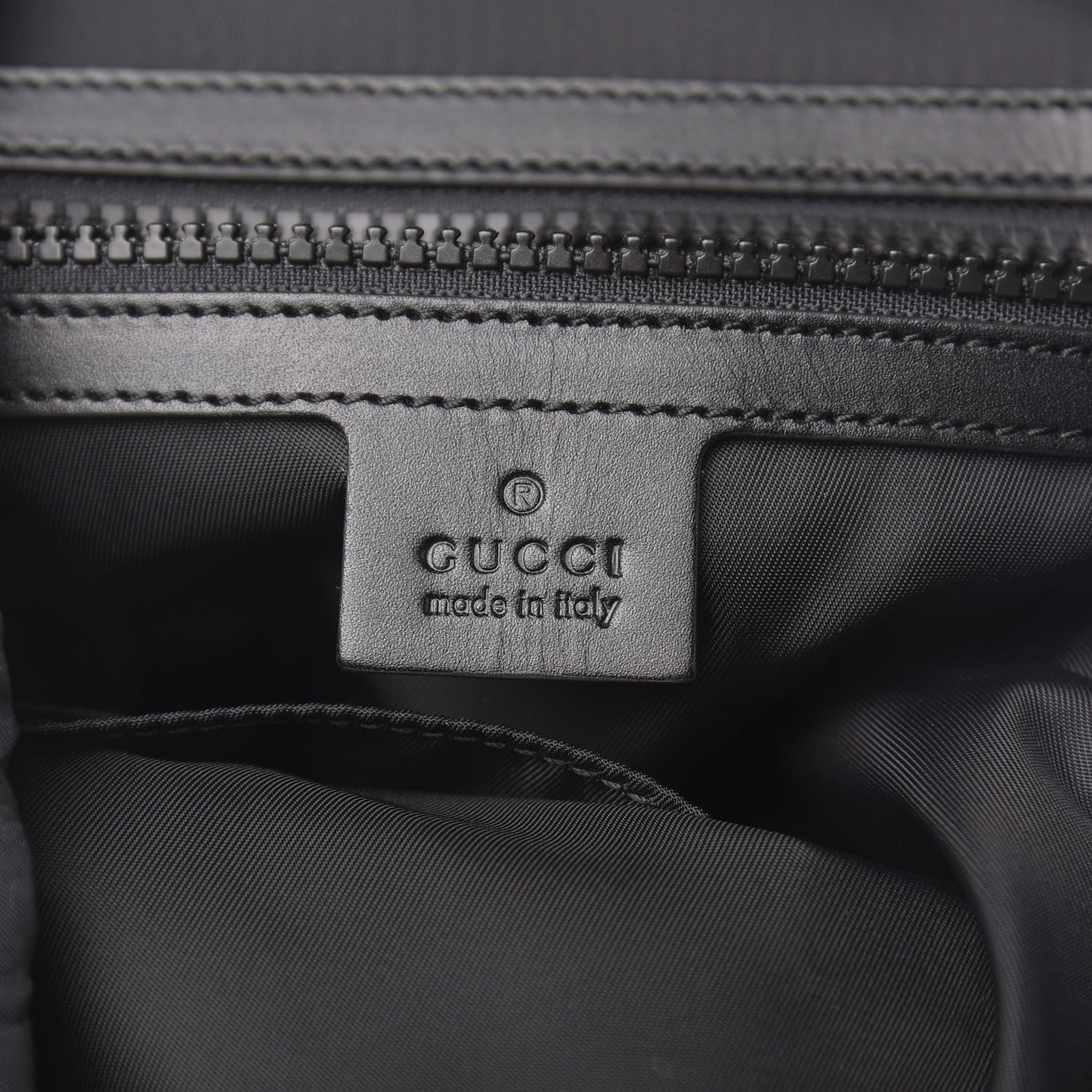 Gucci Velvet GG Monogram Web Medium Double Buckle Backpack Blue Beige Black 5 of 9