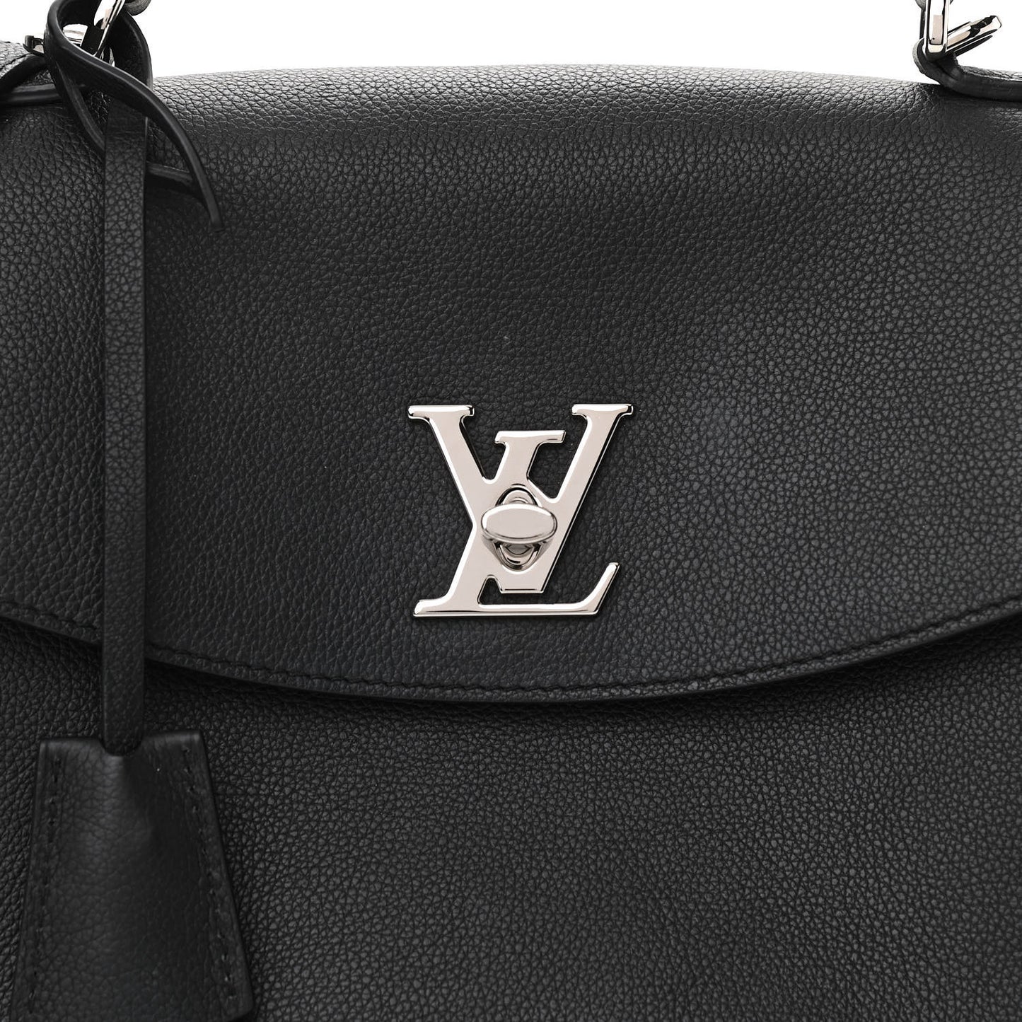 Soft Calfskin Lockme Ever MM Black