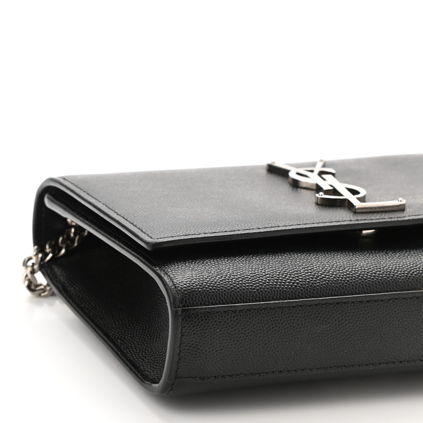 Grain De Poudre Small Monogram Kate Satchel Black