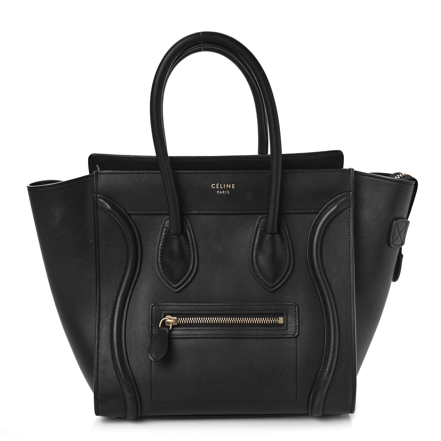 Smooth Calfskin Micro Luggage Black