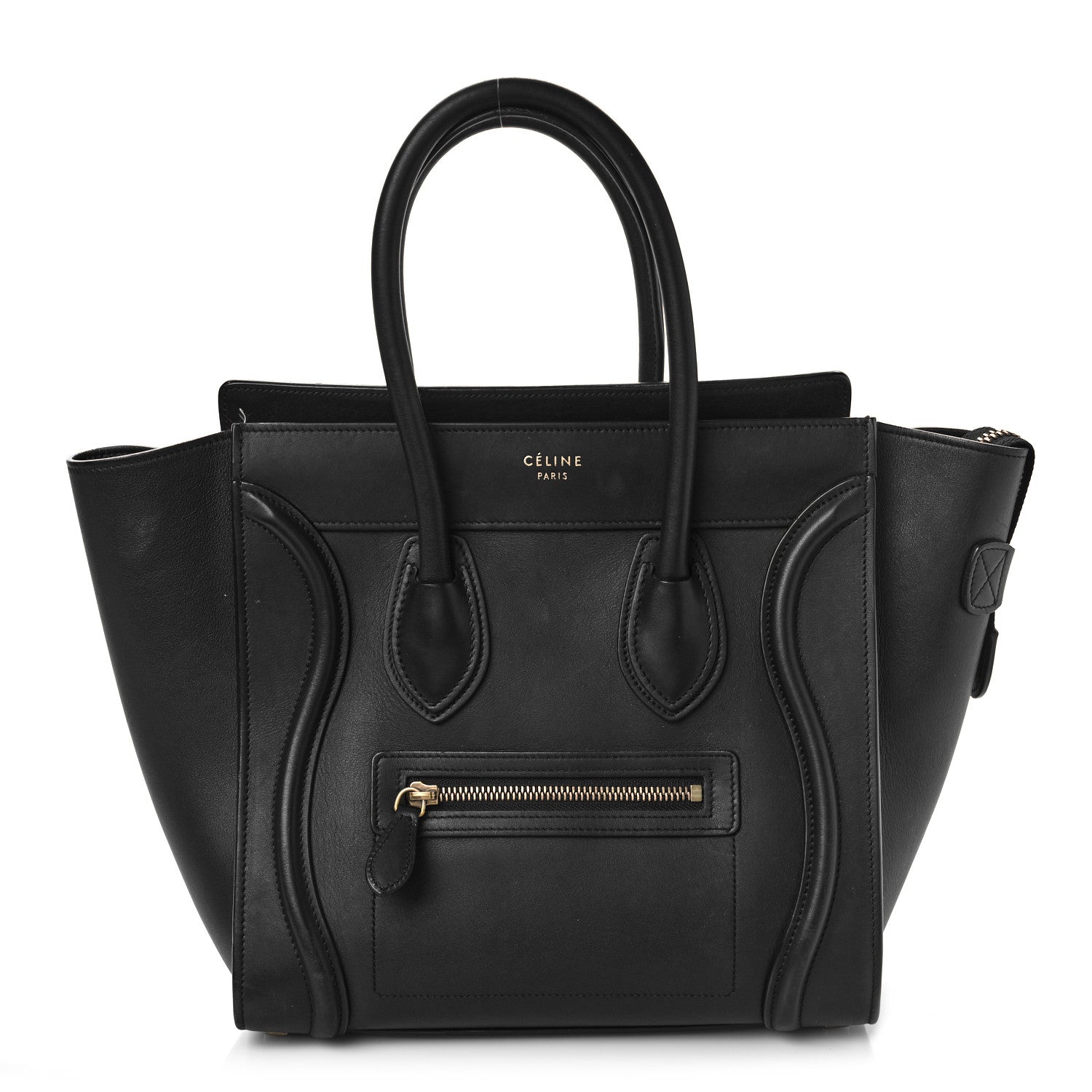 Celine Smooth Calfskin Micro Luggage Black 1 of 11