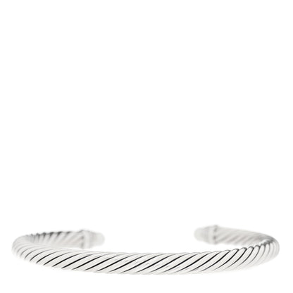 David Yurman Sterling Silver Diamond Pearl 5mm Cable Classics Bracelet 2 of 3