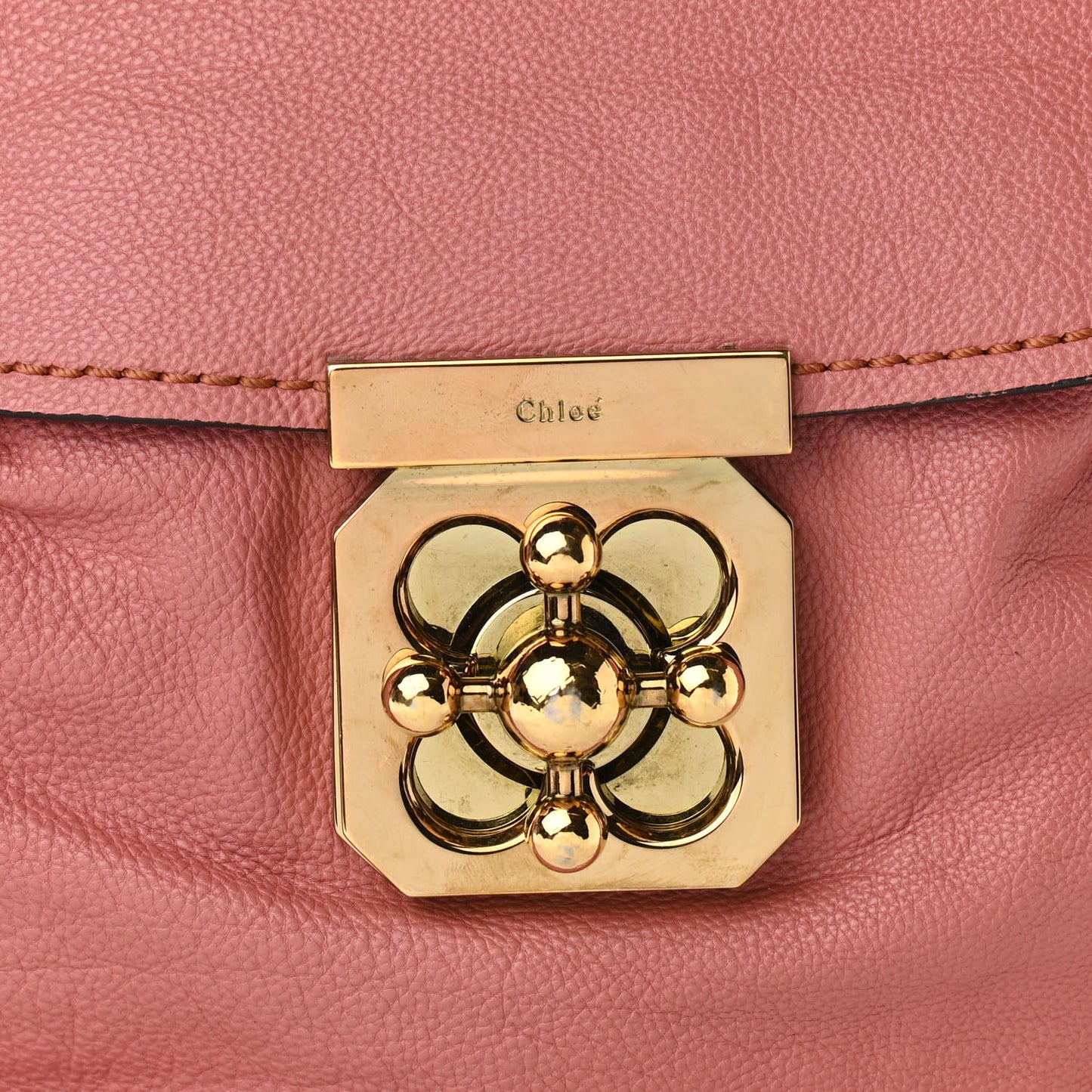 Calfskin Medium Elsie Satchel Pink