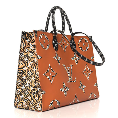 Louis Vuitton Monogram Giant Jungle Onthego GM Black 2 of 11