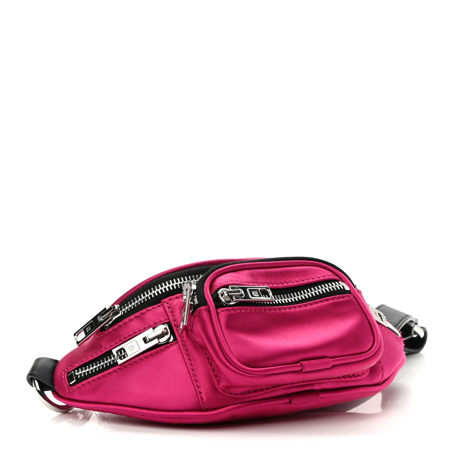 Alexander Wang Satin Attica Mini Belt Bag Hot Pink 3 of 8