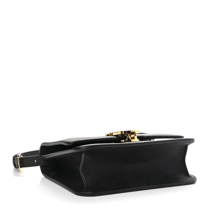 Burberry Grained Calfskin Mini TB Bag Black 4 of 13