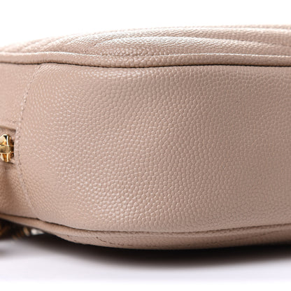 Saint Laurent Grain De Poudre Matelasse Monogram Mini Lou Camera Bag Dark Beige 8 of 9