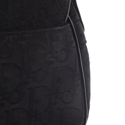 Christian Dior Monogram Saddle Bag Black 10 of 11