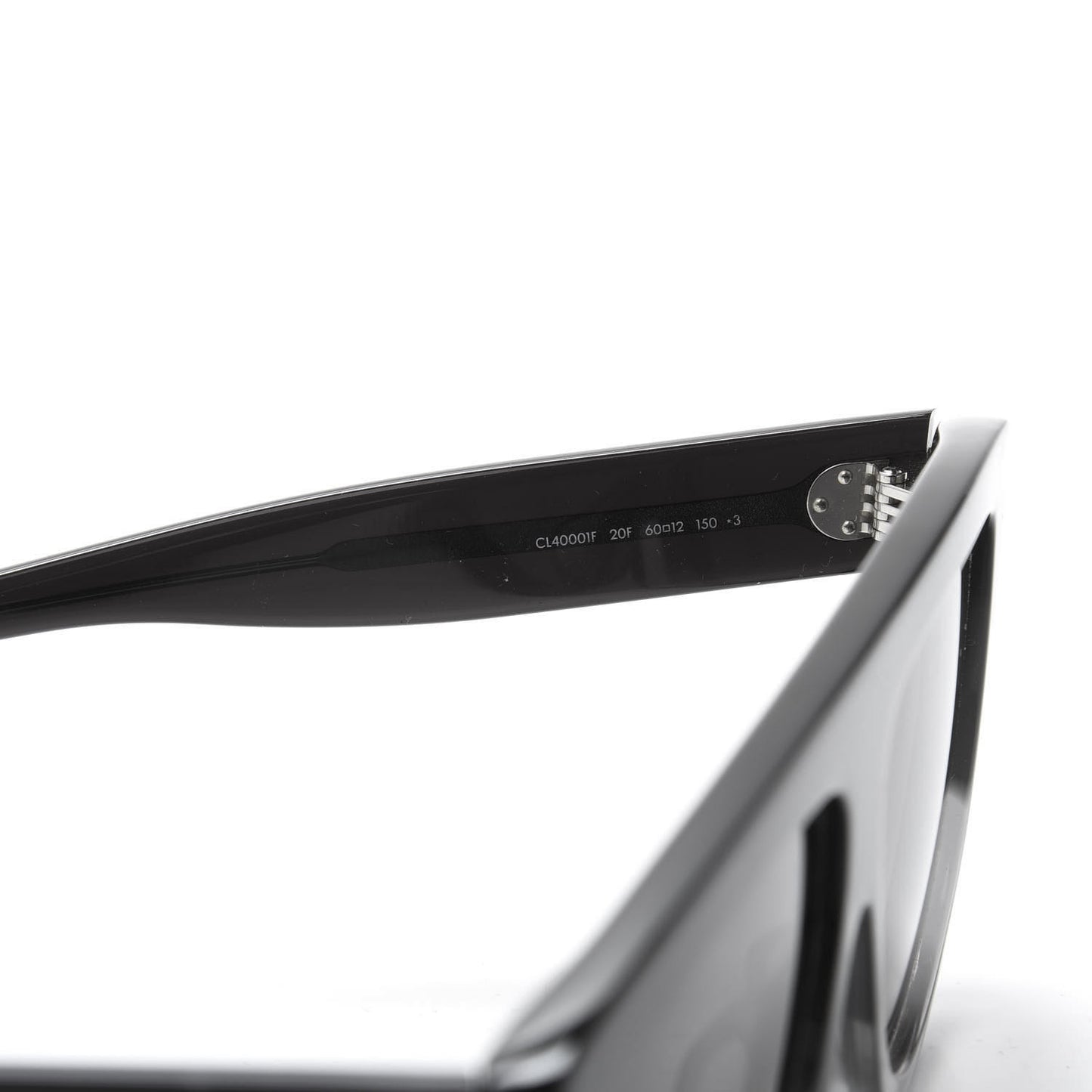 Acetate Aviator Sunglasses CL 40001F Black