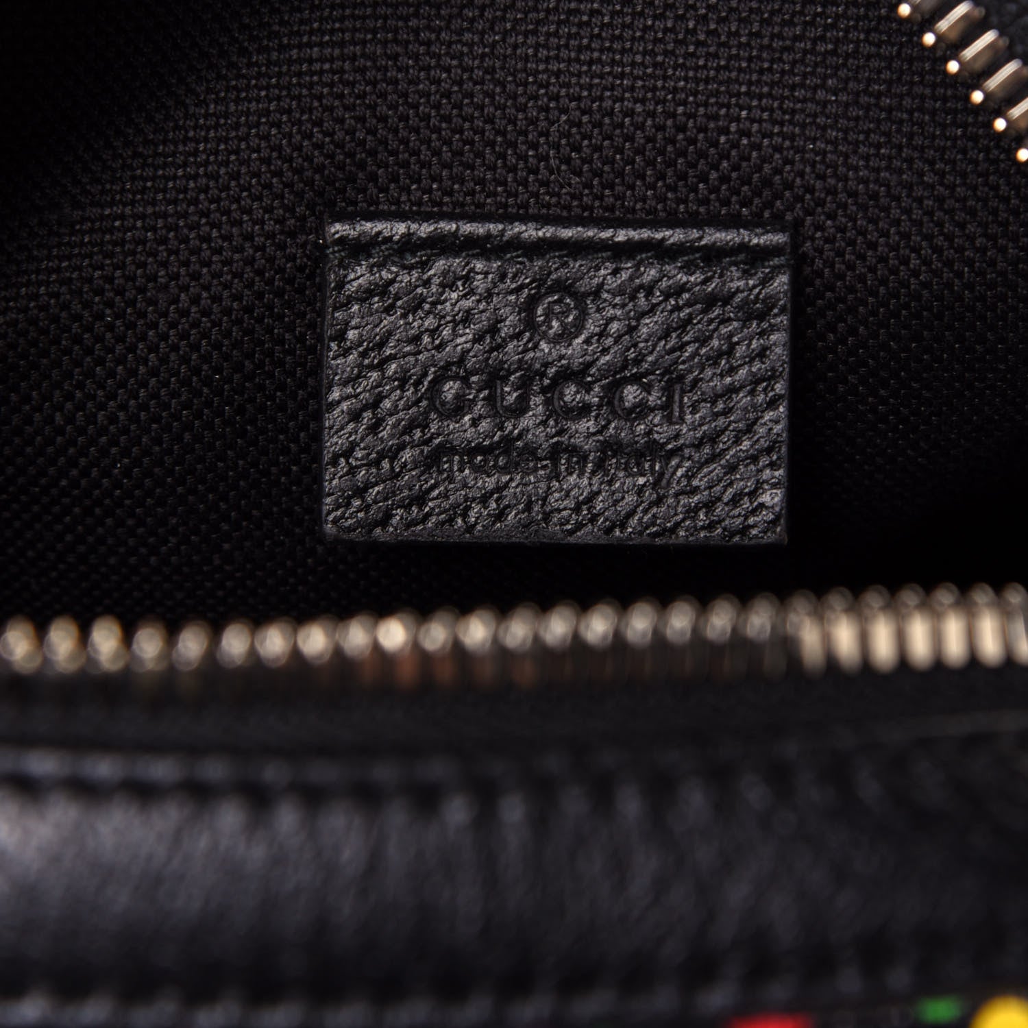 Gucci GG Supreme Monogram Psychedelic Messenger Bag Black 5 of 10
