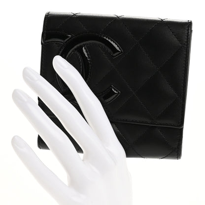 Chanel Calfskin Quilted Cambon Flap Wallet Black 2 of 11