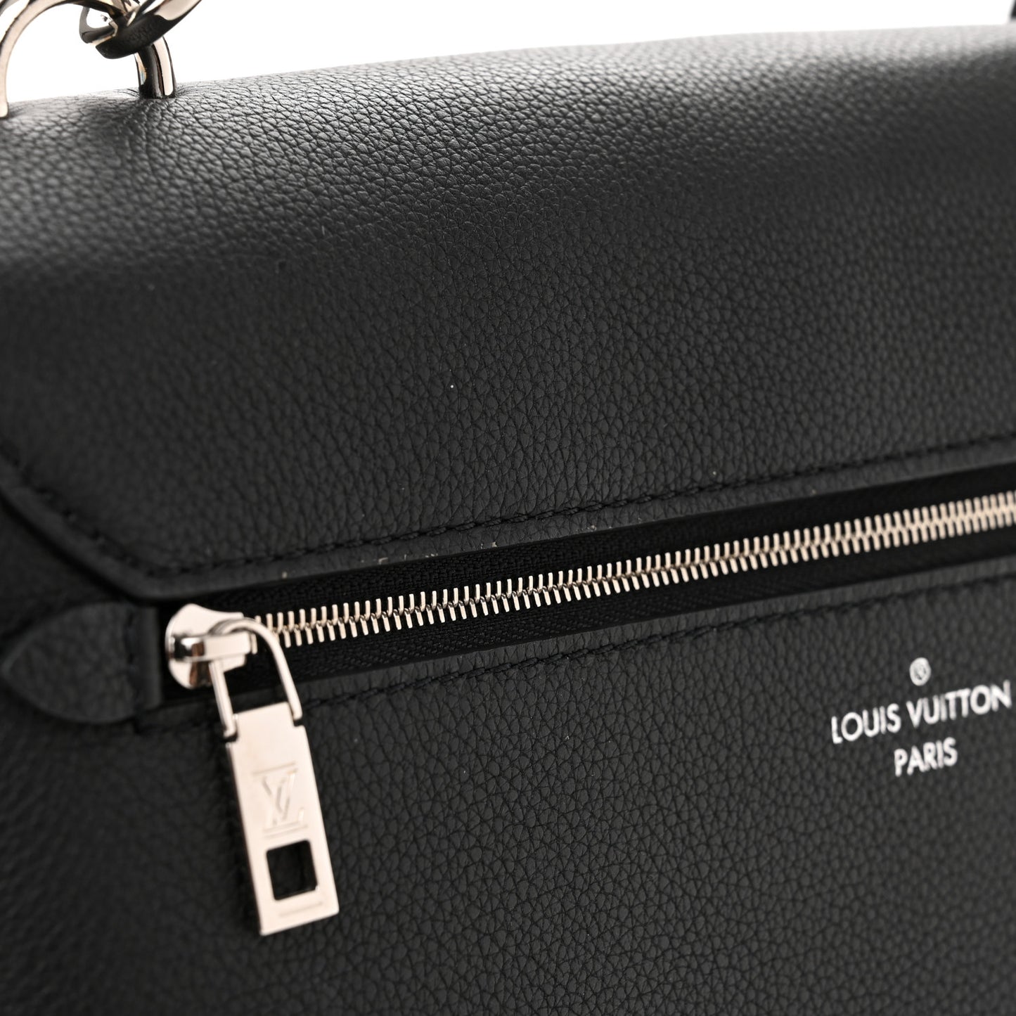 Soft Calfskin My Lockme Top Handle Black