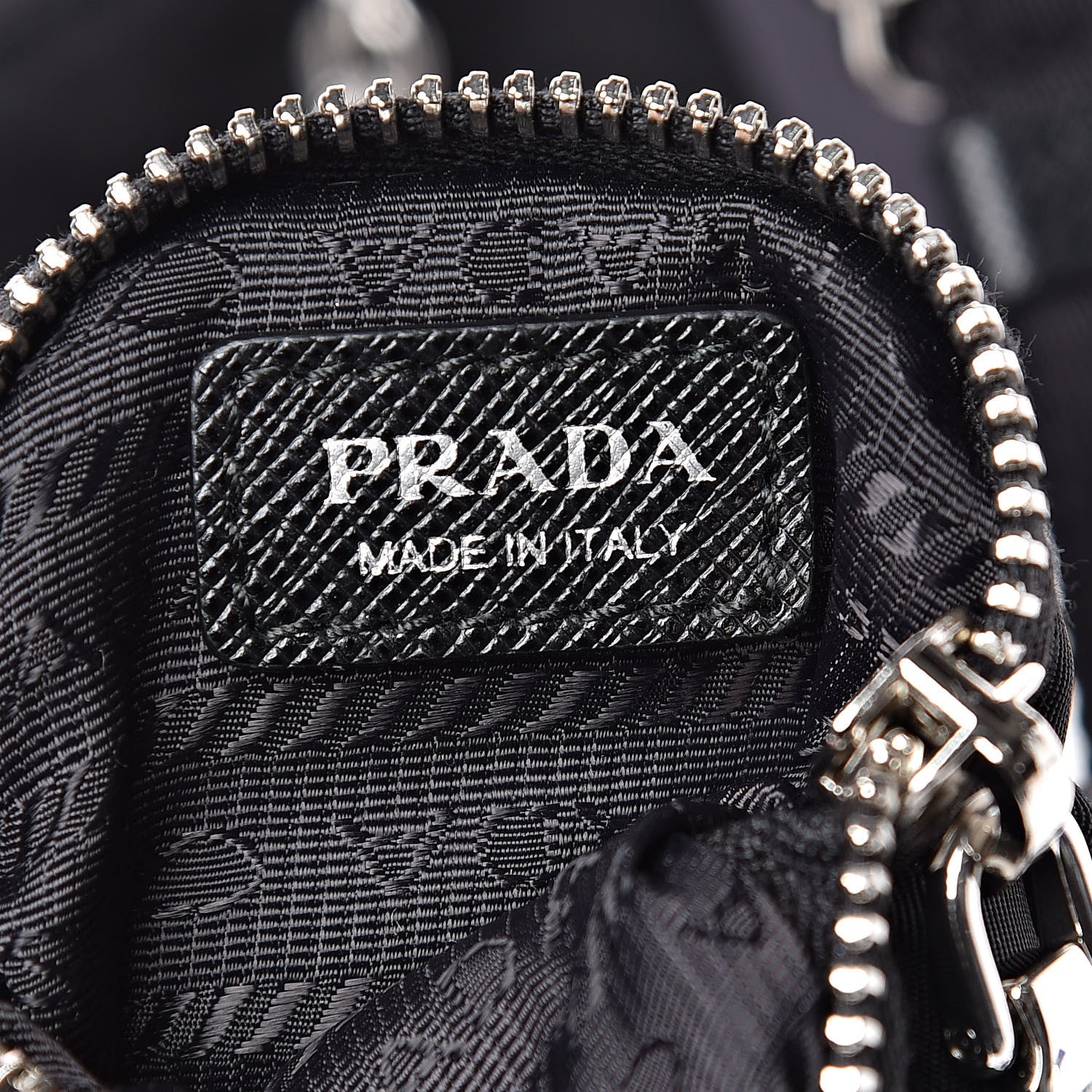 Prada Nylon Re-Edition 2005 Shoulder Bag Black 8 of 12