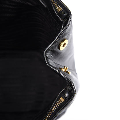 Prada Saffiano Large Galleria Double Zip Tote Black 11 of 11