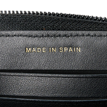 Chanel Caviar Quilted Small Boy Zip Around Wallet Black 7 of 10
