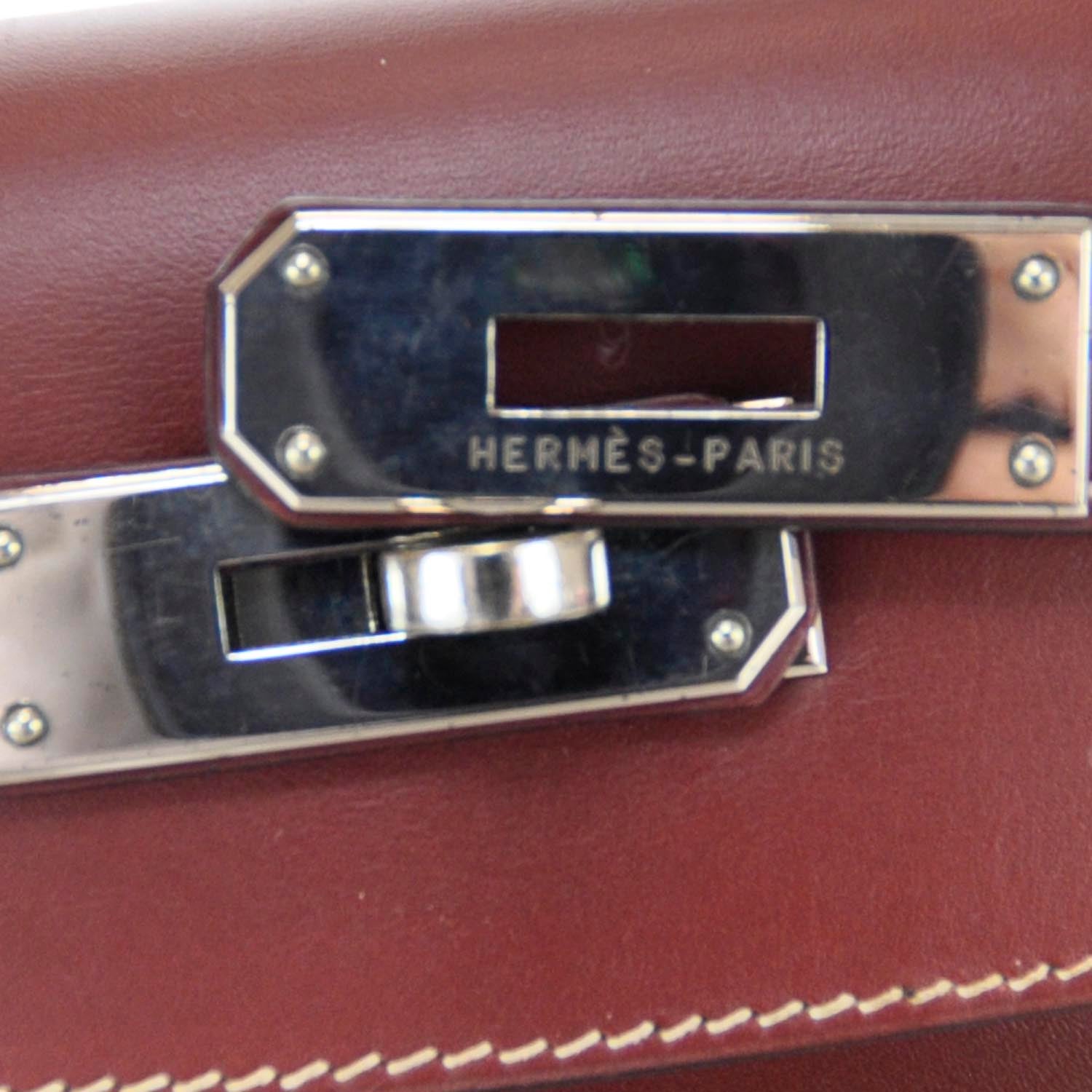 Hermes Chamonix Kelly Sellier 28 Rouge H 5 of 9