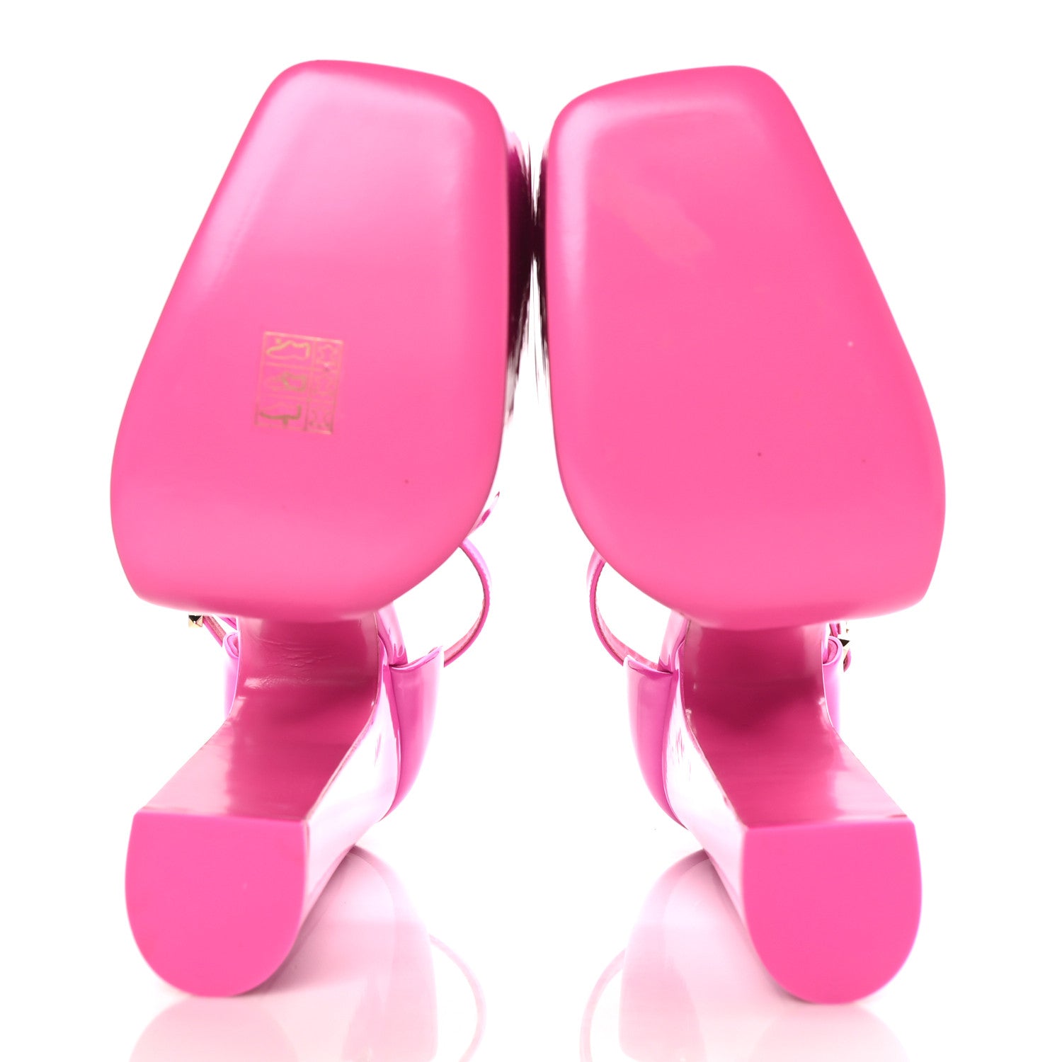 Valentino Garavani Patent DiscoBox 80/180mm Platform Pumps 39 Pink PP 5 of 7