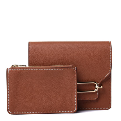 Hermes Evercolor Roulis Slim Wallet Gold 1 of 5