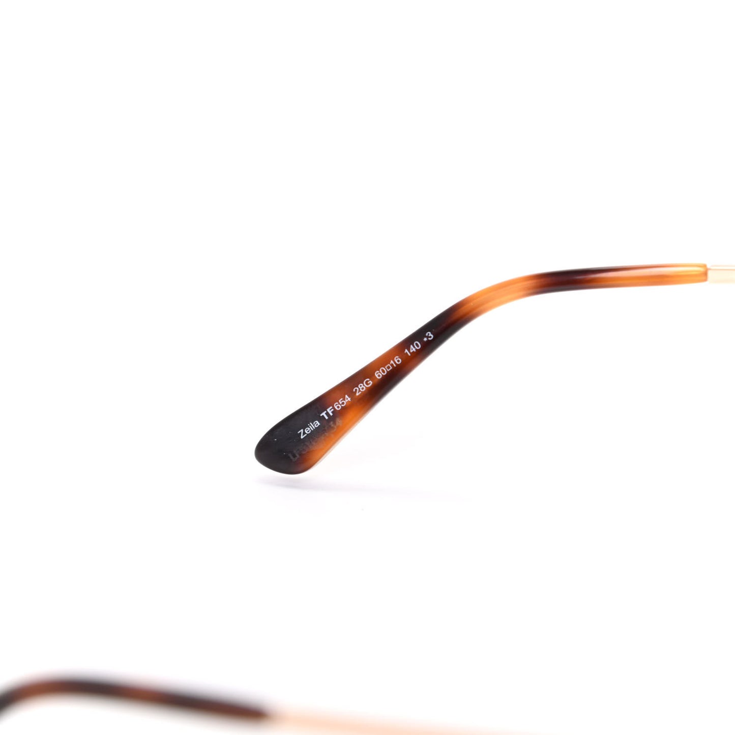 Metal Cat Eye Zeila Sunglasses TF654 Gold