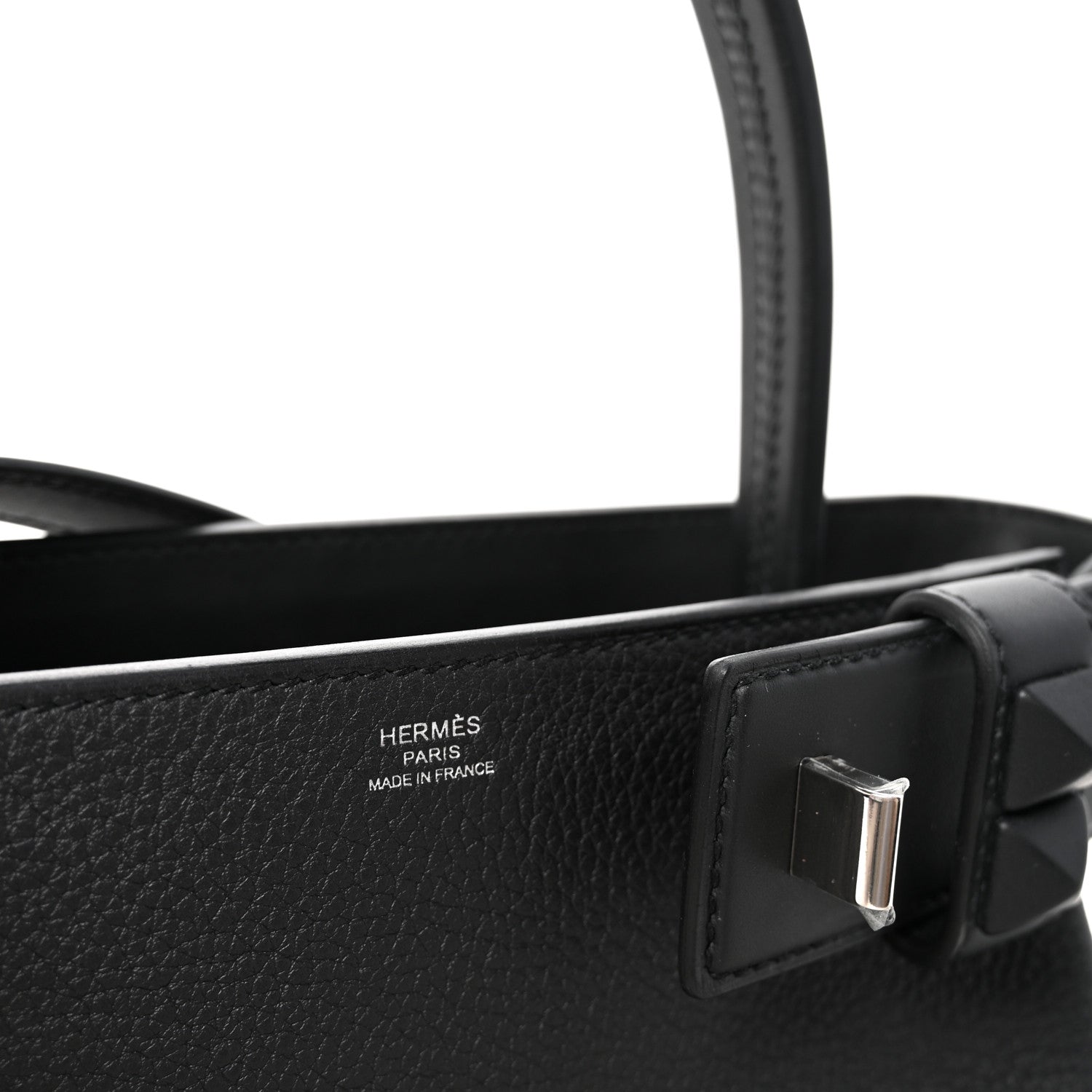 Hermes Togo Swift Medor Bag Bai Brun Black 6 of 10