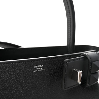 Hermes Togo Swift Medor Bag Bai Brun Black 6 of 10