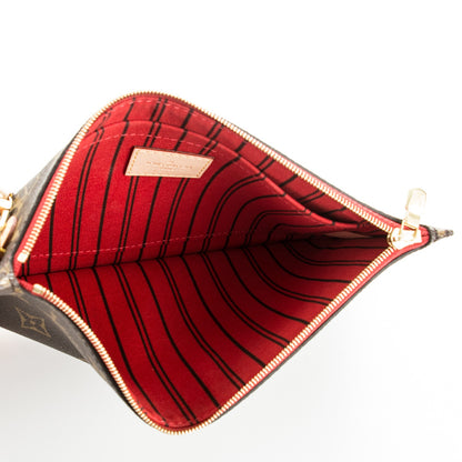 Louis Vuitton Monogram Neverfull MM GM Pochette Cherry 5 of 7