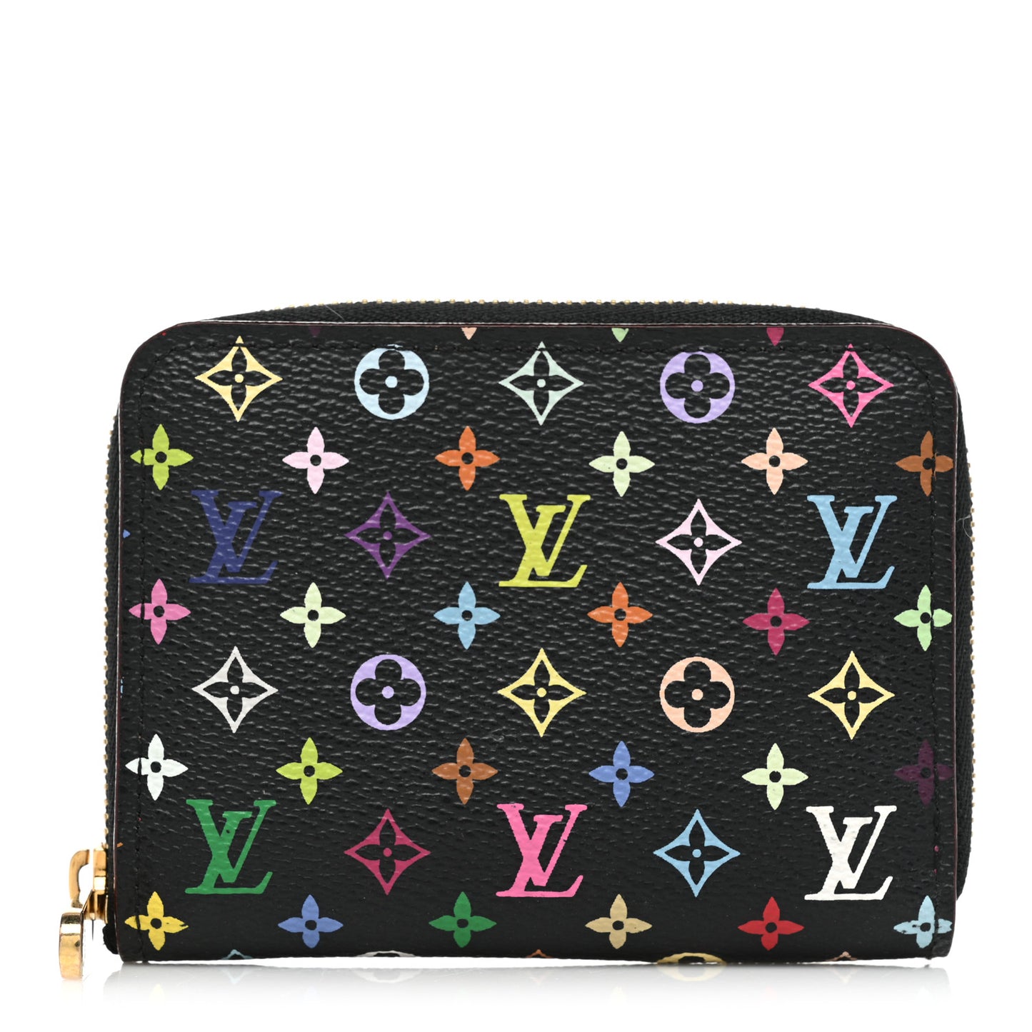 Monogram Multicolor Zippy Coin Purse Black Grenade