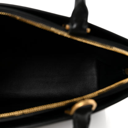 Saint Laurent Calfskin Sac De Jour Duffle Top Handle Black 8 of 17