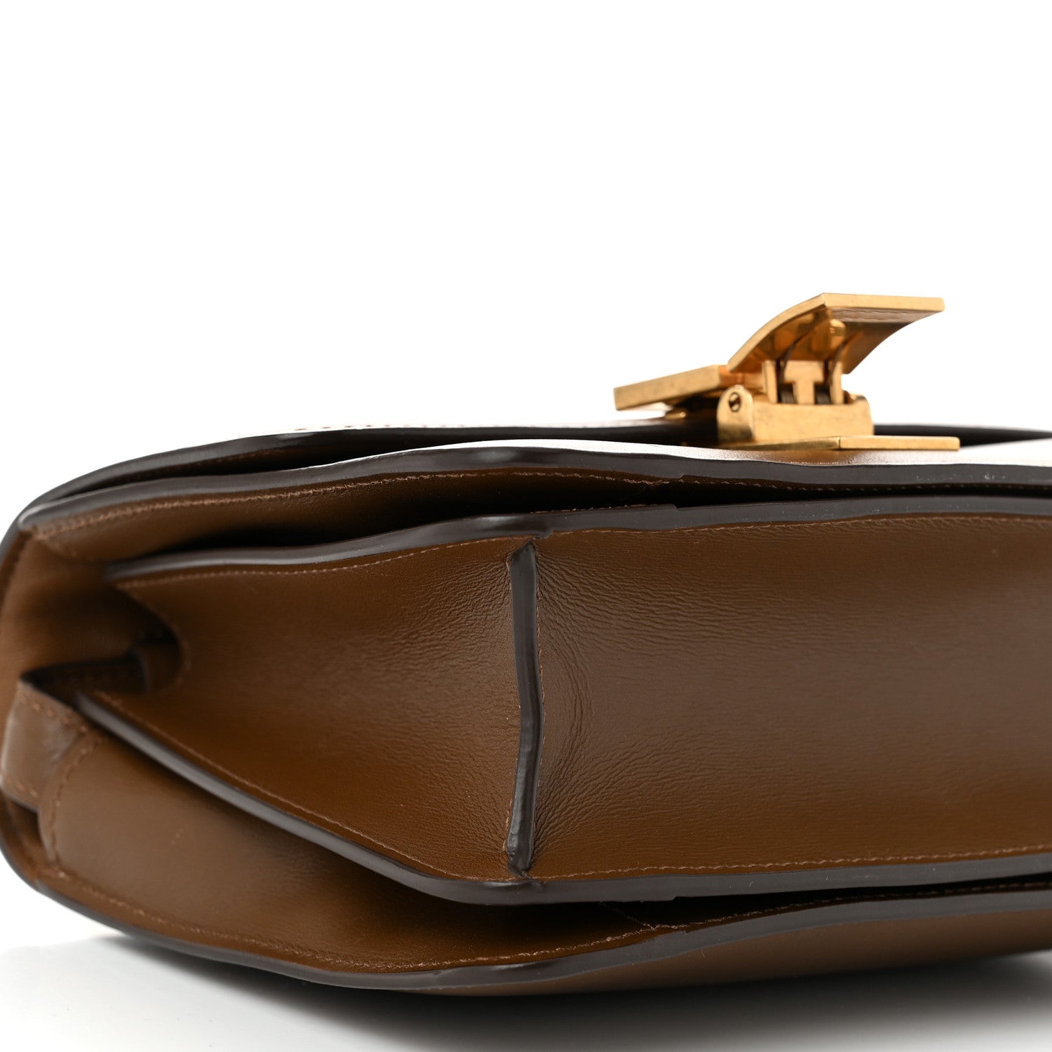 Celine Smooth Calfskin Small Classic Box Flap Bag Camel 9 of 11