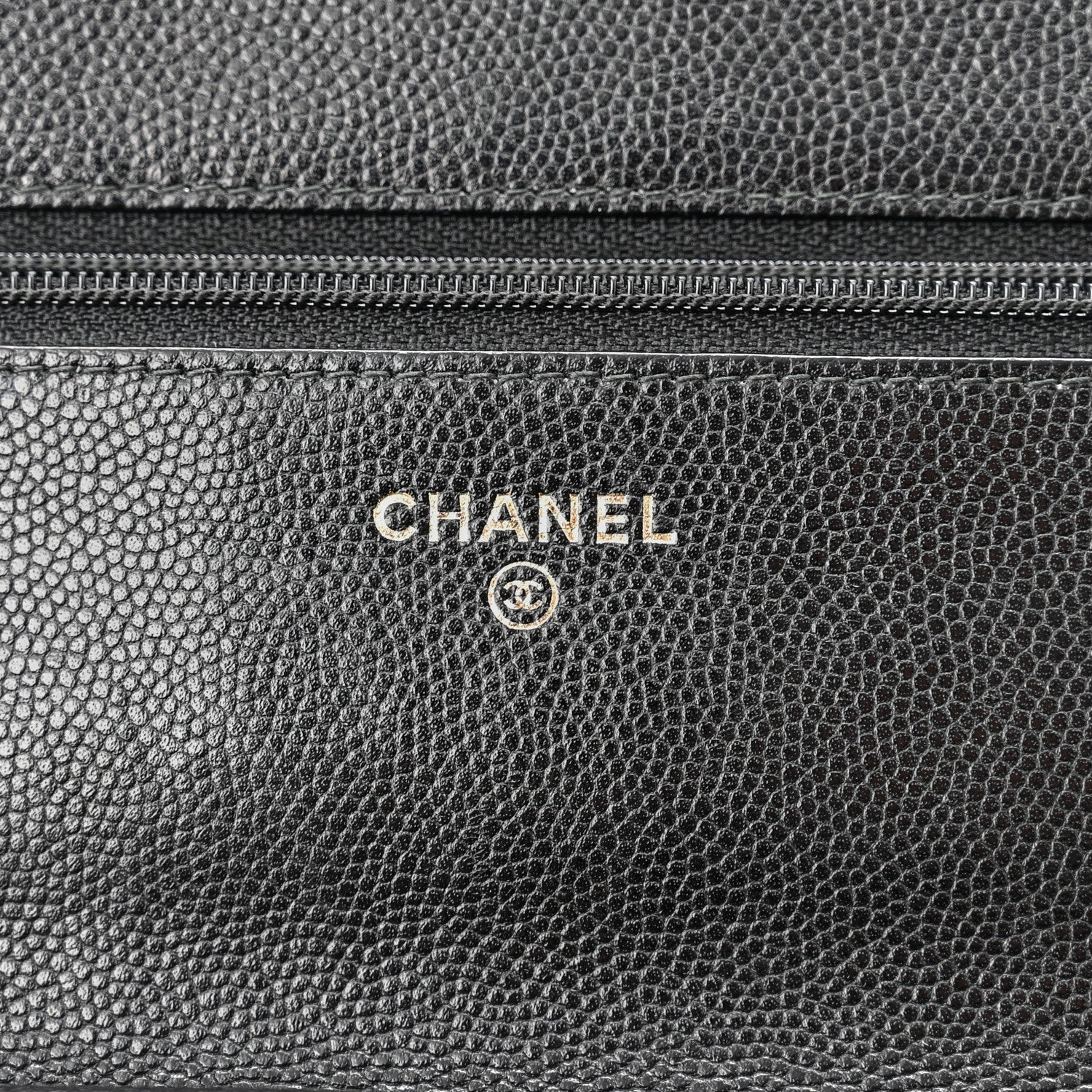 Chanel Caviar Quilted Golden Class Wallet On Chain WOC Black 6 of 12