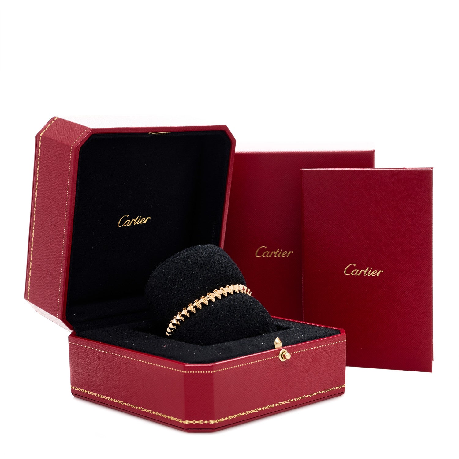 Cartier 18K Pink Gold MM Clash De Cartier Flexible Bracelet 14 5 of 5
