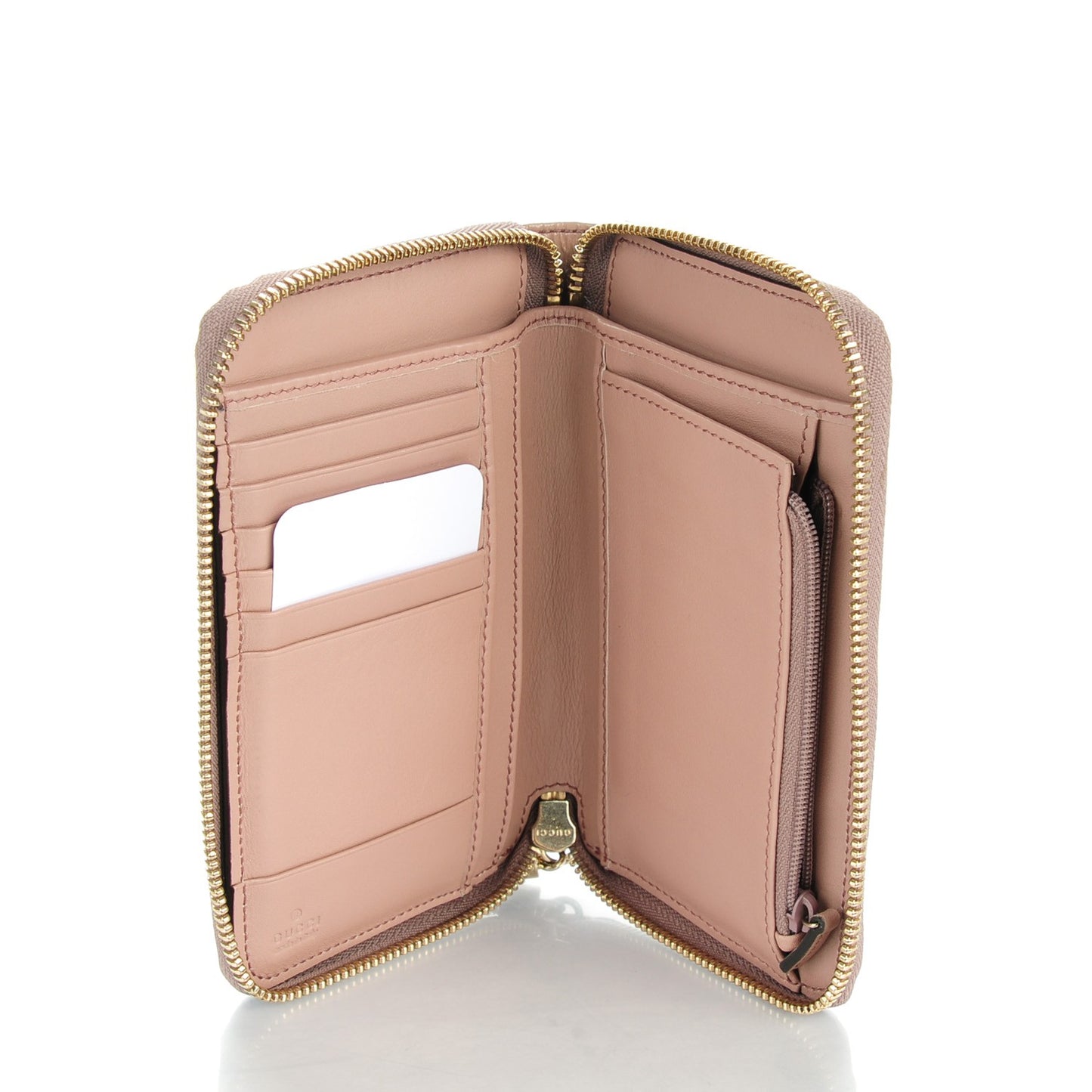 Patent Medium Soho Zip Around Wallet Dark Cipria