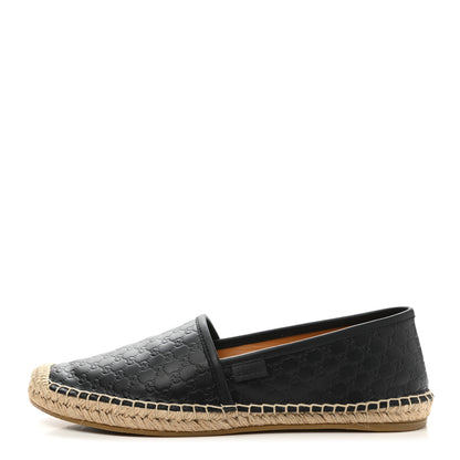 Gucci Microguccissima Signature Espadrilles 38 Black 1 of 9