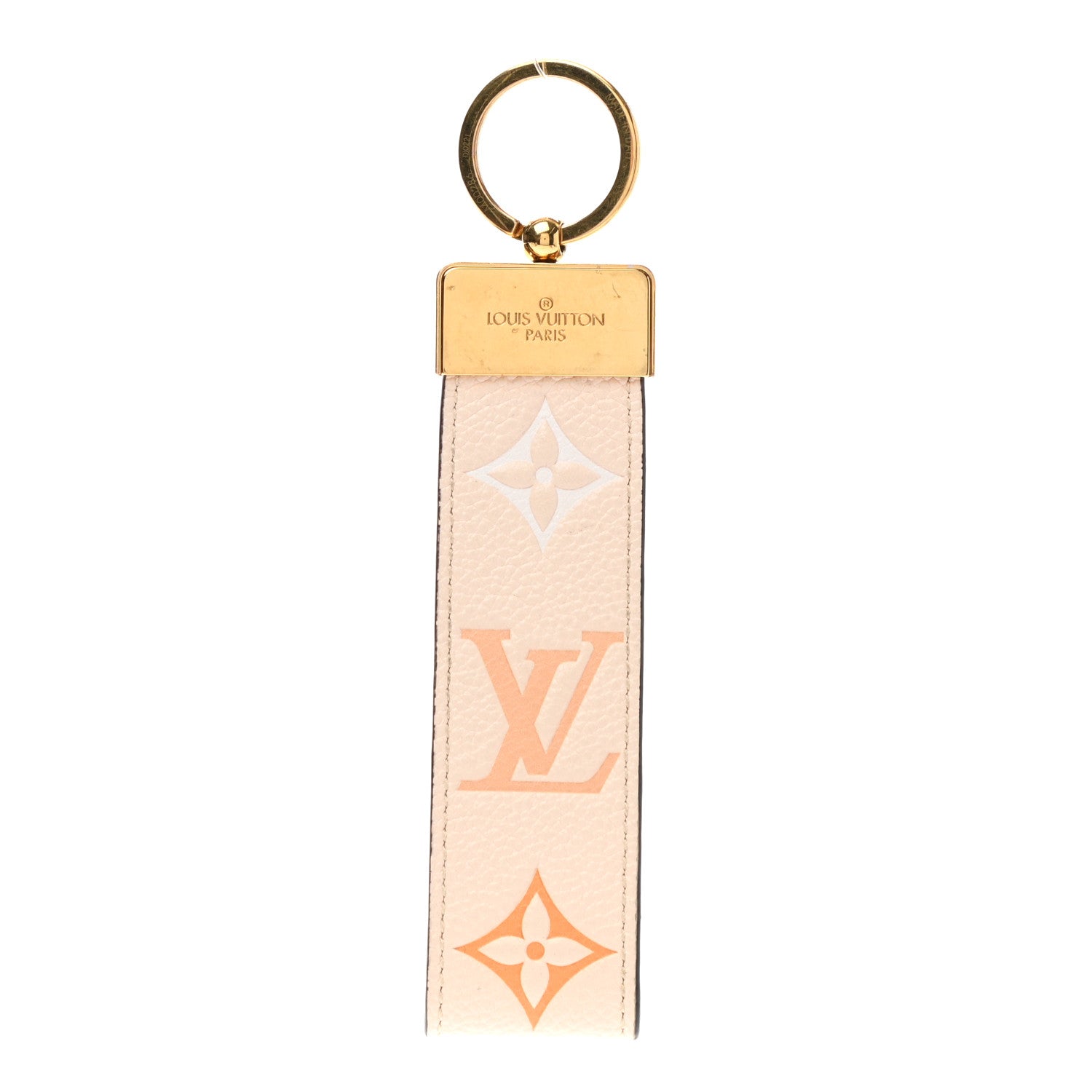 Louis Vuitton Empreinte Monogram Giant By The Pool Dragonne Key Holder Cream Saffron 1 of 3