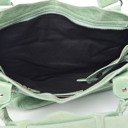 Balenciaga Agneau Giant 21 Silver Hardware City Vert D'eau 5 of 14