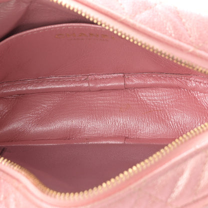 Chanel Iridescent Caviar Quilted Small Timeless Camera Case Pink 5 of 10