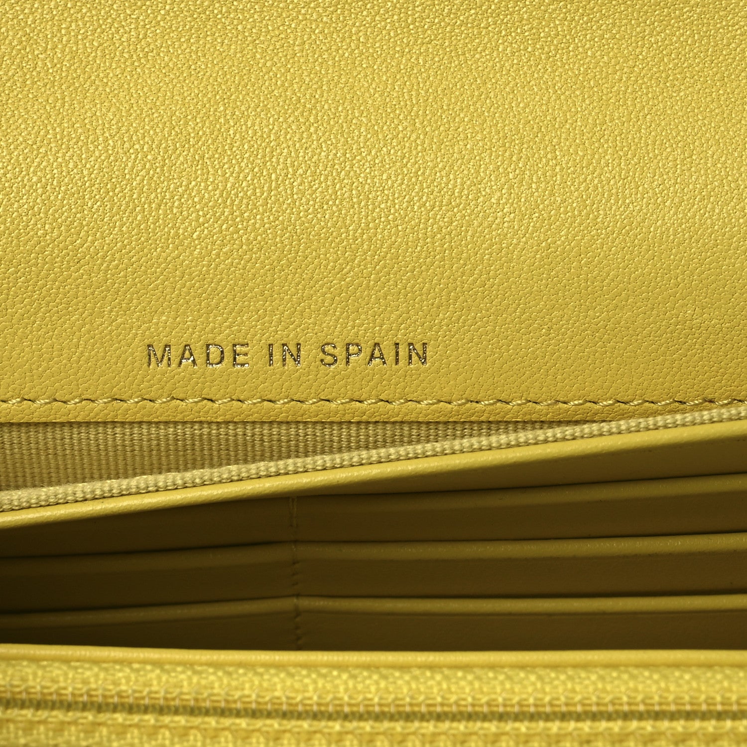 Chanel Lambskin Quilted Chanel 19 Flap Wallet Yellow 7 of 11